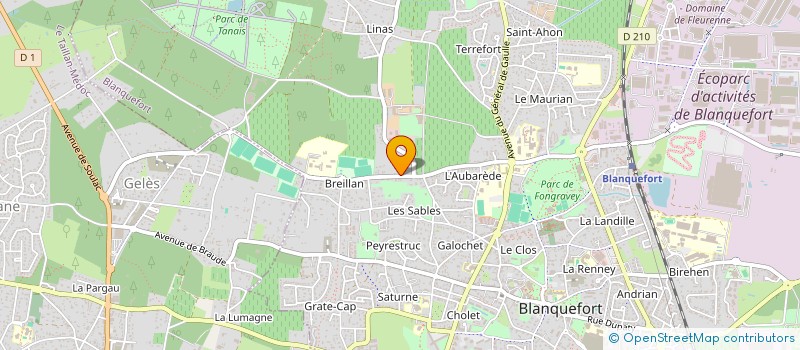 localisation de l'entreprise ASS PARENTS ELEVES LYCEE AGRIC à BLANQUEFORT