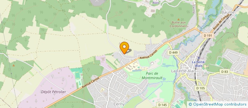 localisation de l'entreprise ASS PARENTS ELEVES LYCEE ALEXANDRE DENIS à CERNY