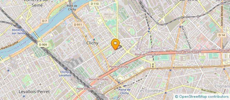 localisation de l'entreprise ASS PARENTS ELEVES LYCEE CHAPTAL à CLICHY