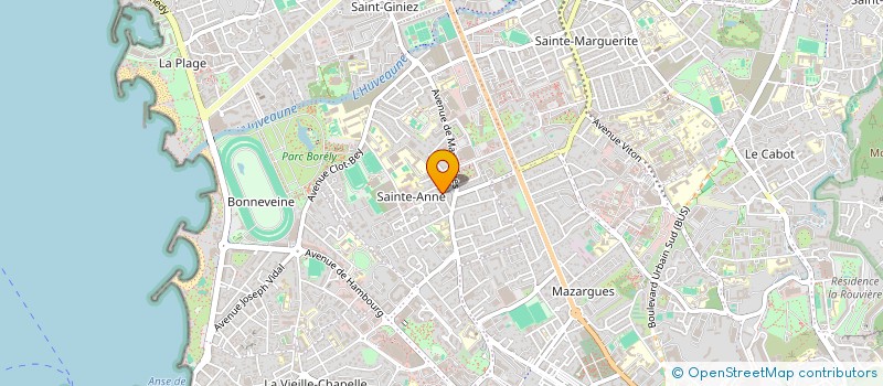 localisation de l'entreprise ASS PARENTS ELEVES LYCEE F MISTRAL à MARSEILLE 8EME