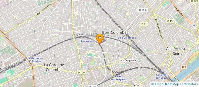 localisation de l'entreprise ASS PARENTS ELEVES LYCEE MIXTE à BOIS-COLOMBES