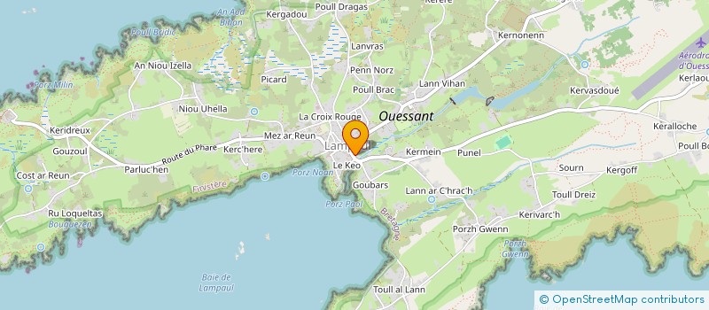 localisation de l'entreprise ASS PARENTS ELEVES OUESSANT  OUESSANT