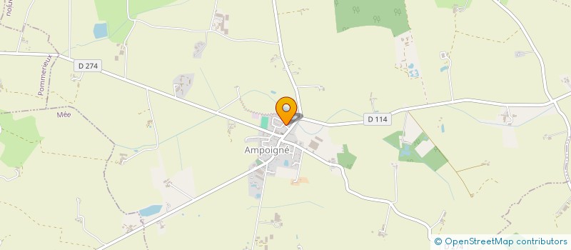 localisation de l'entreprise ASS PARENTS ELEVES SACRE COEUR  PREE-D'ANJOU