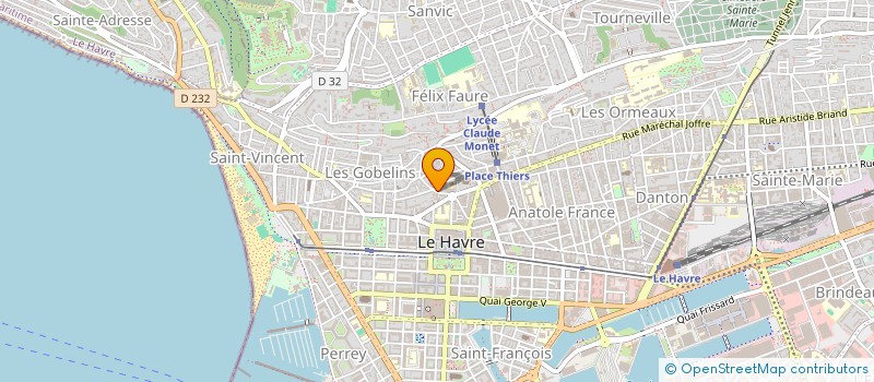 localisation de l'entreprise ASS PARENTS ELEVES SAINT MICHEL  LE HAVRE