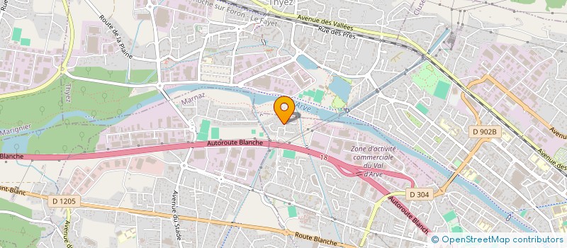 localisation de l'entreprise ASS PARENTS ELEVES SCIONZIER à SCIONZIER