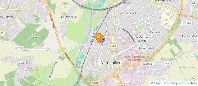localisation de l'entreprise ASS PARENTS ELEVES VALS MORINS à VERNOUILLET