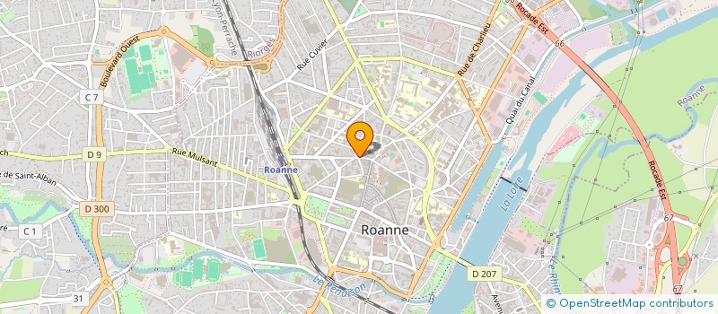 localisation de l'entreprise ASS PARENTS ENSEIGN PUBLIC  ROANNE