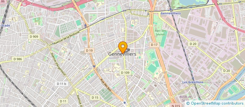 localisation de l'entreprise ASS PARENTS ET AMIS DU CONSERVATOIRE DE MUSIQUE DE GENNEVILLIERS à GENNEVILLIERS