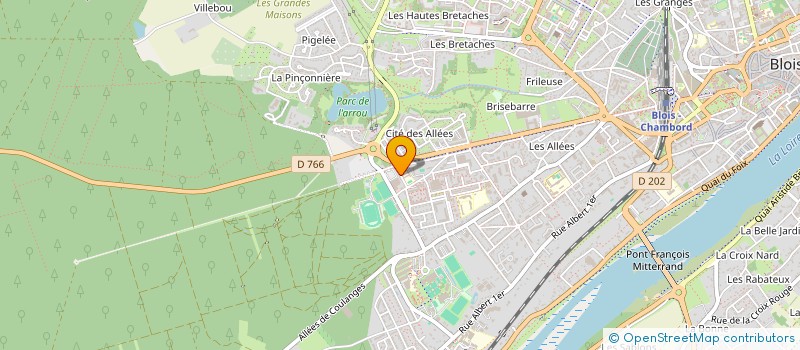 localisation de l'entreprise ASS PARENTS ET ELEVES à BLOIS