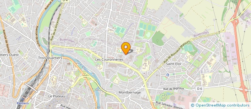 localisation de l'entreprise ASS PARENTS FAMILLE MAROCAINE DIAL INT à POITIERS