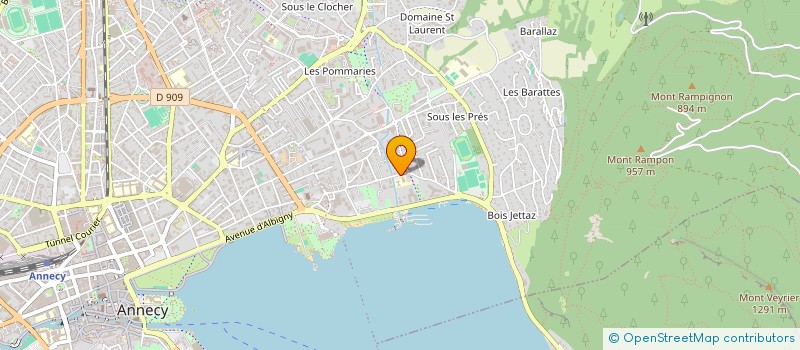 localisation de l'entreprise ASS PARENTS GARDERIE ECOLE PRIM COLOVRY à ANNECY