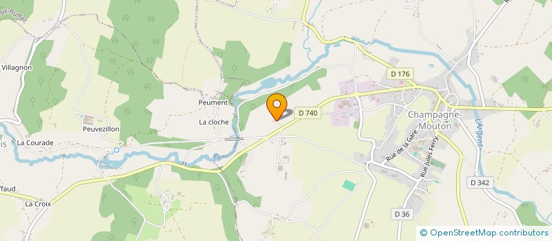 localisation de l'entreprise ASS PARENTS PRIMAIRE MATERNELLE à CHAMPAGNE-MOUTON