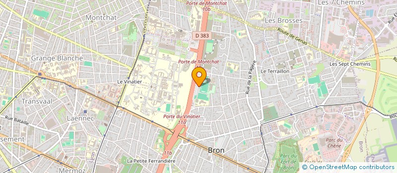 localisation de l'entreprise ASS PARILLY TERRAILLON SPORT à BRON
