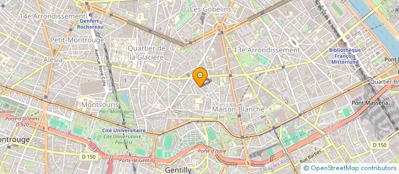 localisation de l'entreprise ASS PARIS AIDE AUX VICTIMES  PARIS