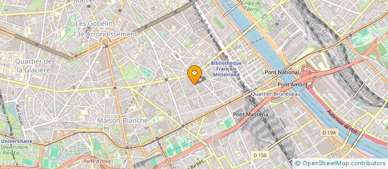 localisation de l'entreprise ASS PARIS XIII DES SPORTS SUR ROULETTES  PARIS