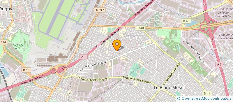 localisation de l'entreprise ASS PAROISS ST CHARLES à LE BLANC-MESNIL