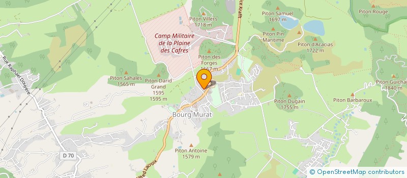 localisation de l'entreprise ASS PAROISSE DE LA PLAINE DES CAFRES  LE TAMPON