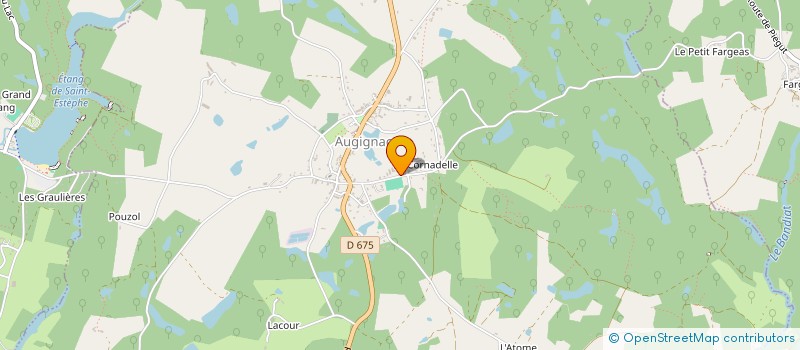 localisation de l'entreprise ASS PAROISSE DE NONTRON  NONTRON