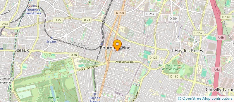 localisation de l'entreprise ASS  PAROISSE ST GILLES à BOURG-LA-REINE