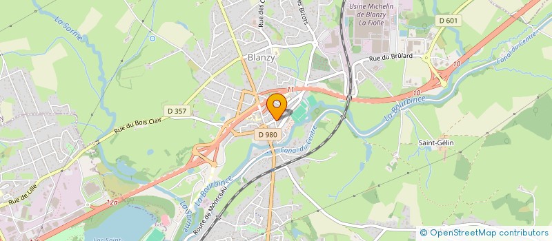 localisation de l'entreprise ASS PAROISSE ST MARC PAYS MONTCELLIEN  BLANZY