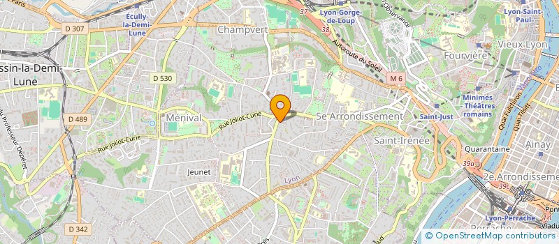 localisation de l'entreprise ASS PAROISSIALE DU POINT DU JOUR à LYON