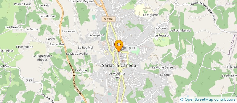 localisation de l'entreprise ASS PAROISSIALE DU SARLADAIS à SARLAT-LA-CANEDA