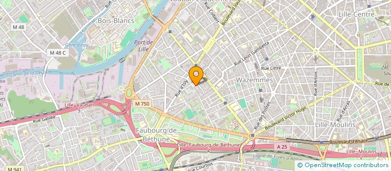 localisation de l'entreprise ASS PAROISSIALE ST MARTIN D ESQUERMES à LILLE