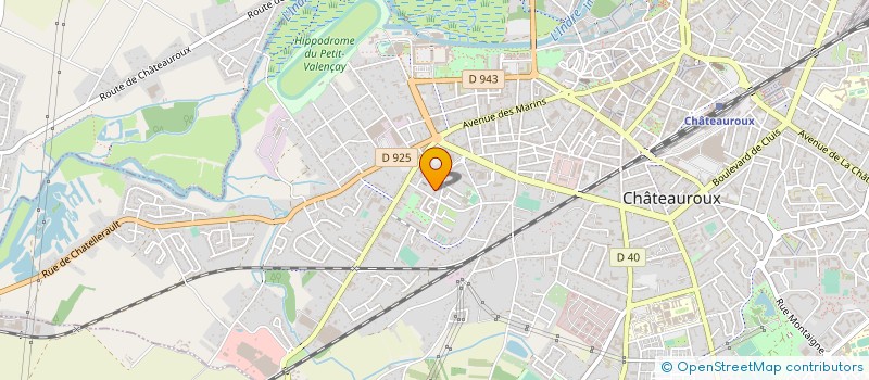 localisation de l'entreprise ASS PAROISSIALE STE THERESE à CHATEAUROUX