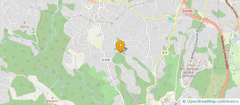 localisation de l'entreprise ASS PAROLES ET MUSIQUES  GRASSE