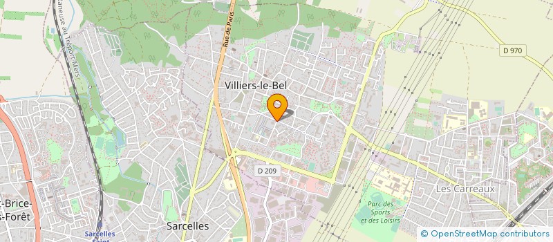 localisation de l'entreprise ASS PARRTENTS ET TRAVAILLEURS PORTUGAIS à VILLIERS-LE-BEL
