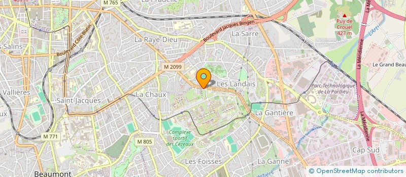 localisation de l'entreprise ASS PARTENARIAT ENTREPRISES ETUDIA ISMA  AUBIERE