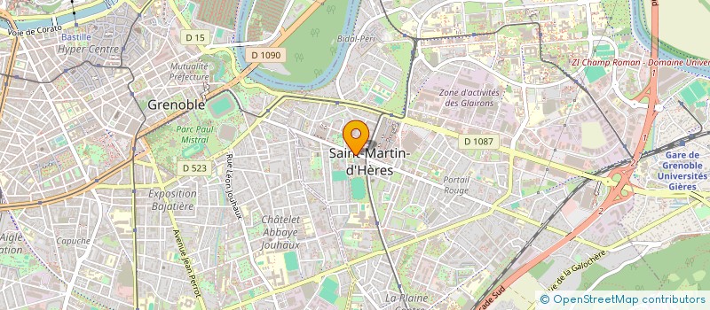 localisation de l'entreprise ASS PARTI COMMUNISTE FRANCAIS SECT SMH  SAINT-MARTIN-D'HERES
