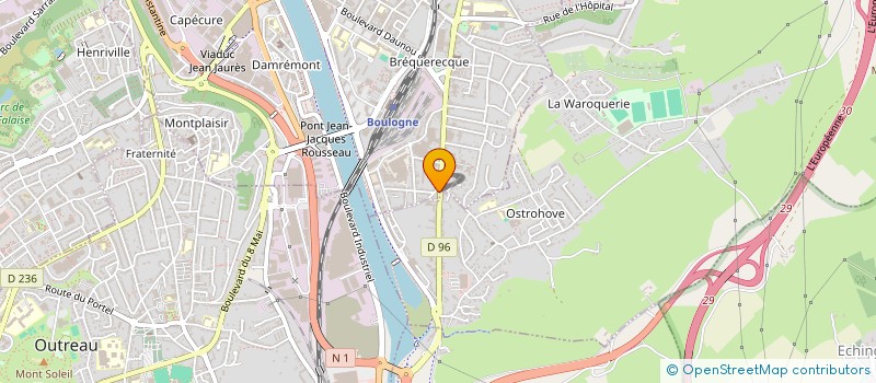 localisation de l'entreprise ASS. PAS DE PANIQUE à BOULOGNE-SUR-MER