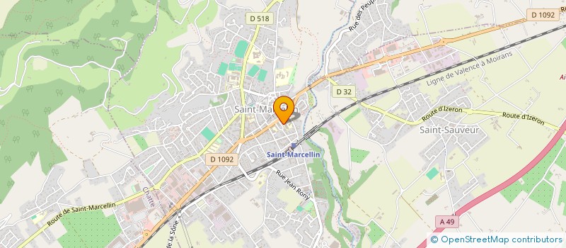 localisation de l'entreprise ASS PASSAGE  SAINT-MARCELLIN