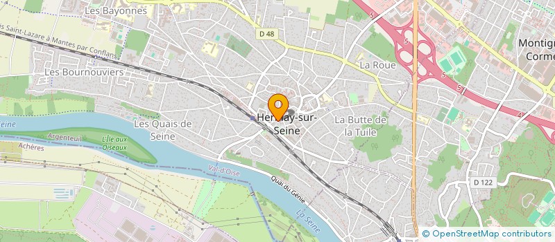 localisation de l'entreprise ASS PASSAGES  HERBLAY-SUR-SEINE