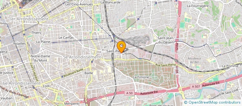 localisation de l'entreprise ASS PASSONNES JUDO AP.JUDO 13 à MARSEILLE
