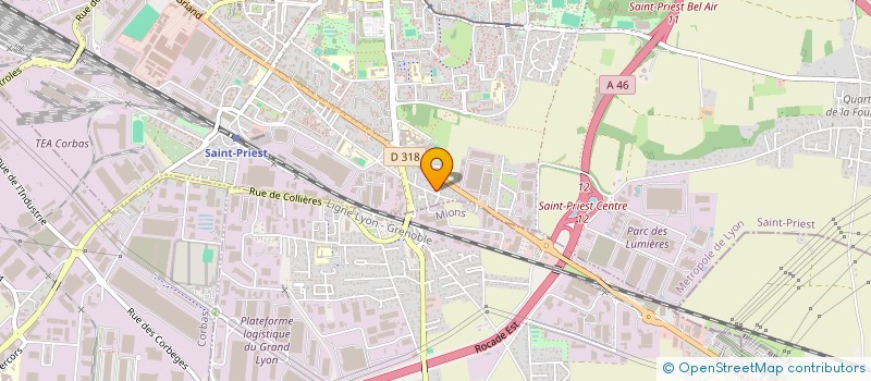 localisation de l'entreprise ASS PASSONS AUX CHOSES SERIEUSES  ST PRIEST