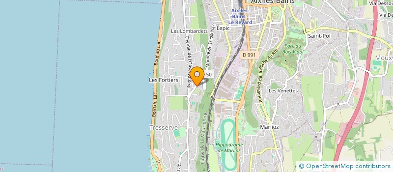 localisation de l'entreprise ASS PATRICIA ET GERARD MASSONNAT PRESTAT  TRESSERVE