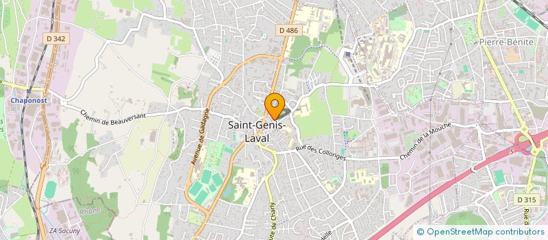 localisation de l'entreprise ASS PATRIMOINE DES ARTS ET LETTRES à SAINT-GENIS-LAVAL
