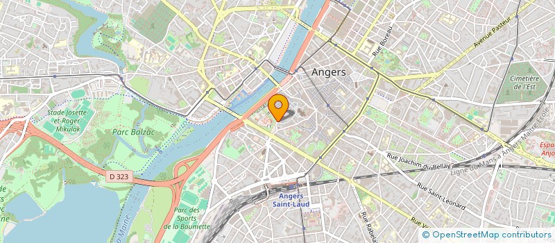 localisation de l'entreprise ASS PATRIMOINE ET CULTURE à ANGERS