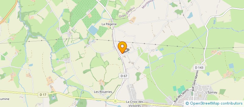 localisation de l'entreprise ASS PATRONAGE ST GILLES CERCLE à MAUGES-SUR-LOIRE