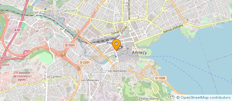 localisation de l'entreprise ASS PATRONALE INTERENTREPRISES SERVICES à ANNECY