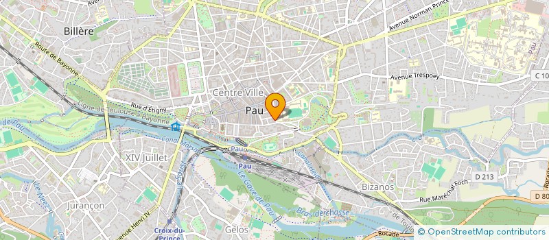 localisation de l'entreprise ASS  PAU ACCUEIL à PAU