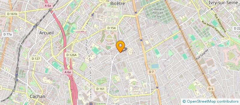 localisation de l'entreprise ASS PAUL GUINOT POUR AVEUGLES MALVOYANTS à VILLEJUIF