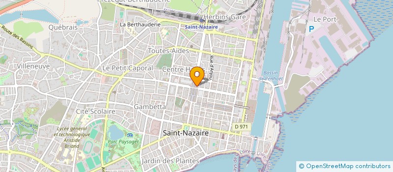 localisation de l'entreprise ASS PAVY BRUNO ET MARCUEYZ FORENCE  SAINT-NAZAIRE