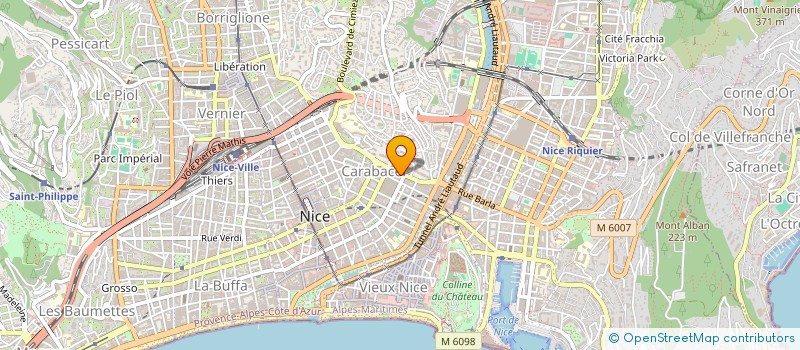 localisation de l'entreprise ASS PAX ET FIDES à NICE