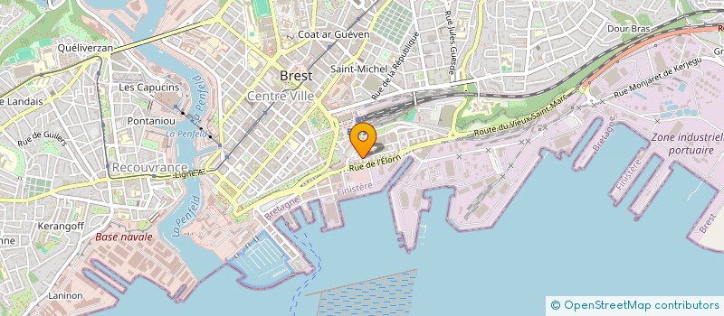 localisation de l'entreprise ASS PAYS DE BREST INITIATIVE à BREST