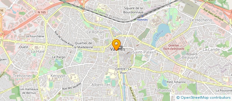 localisation de l'entreprise ASS PAYS DE VANNES GOLF DU MORBIHAN à VANNES