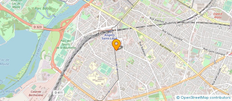 localisation de l'entreprise ASS PDL SOUTIEN AU PEUPLE ROUMAIN à ANGERS