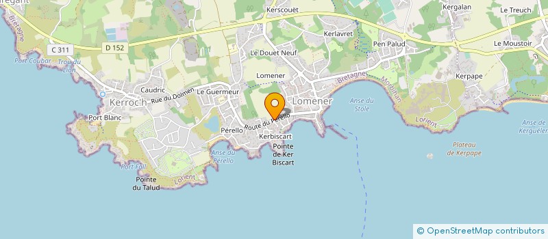 localisation de l'entreprise ASS PECHE ARTISANALE SUD BRETAGNE à PLOEMEUR